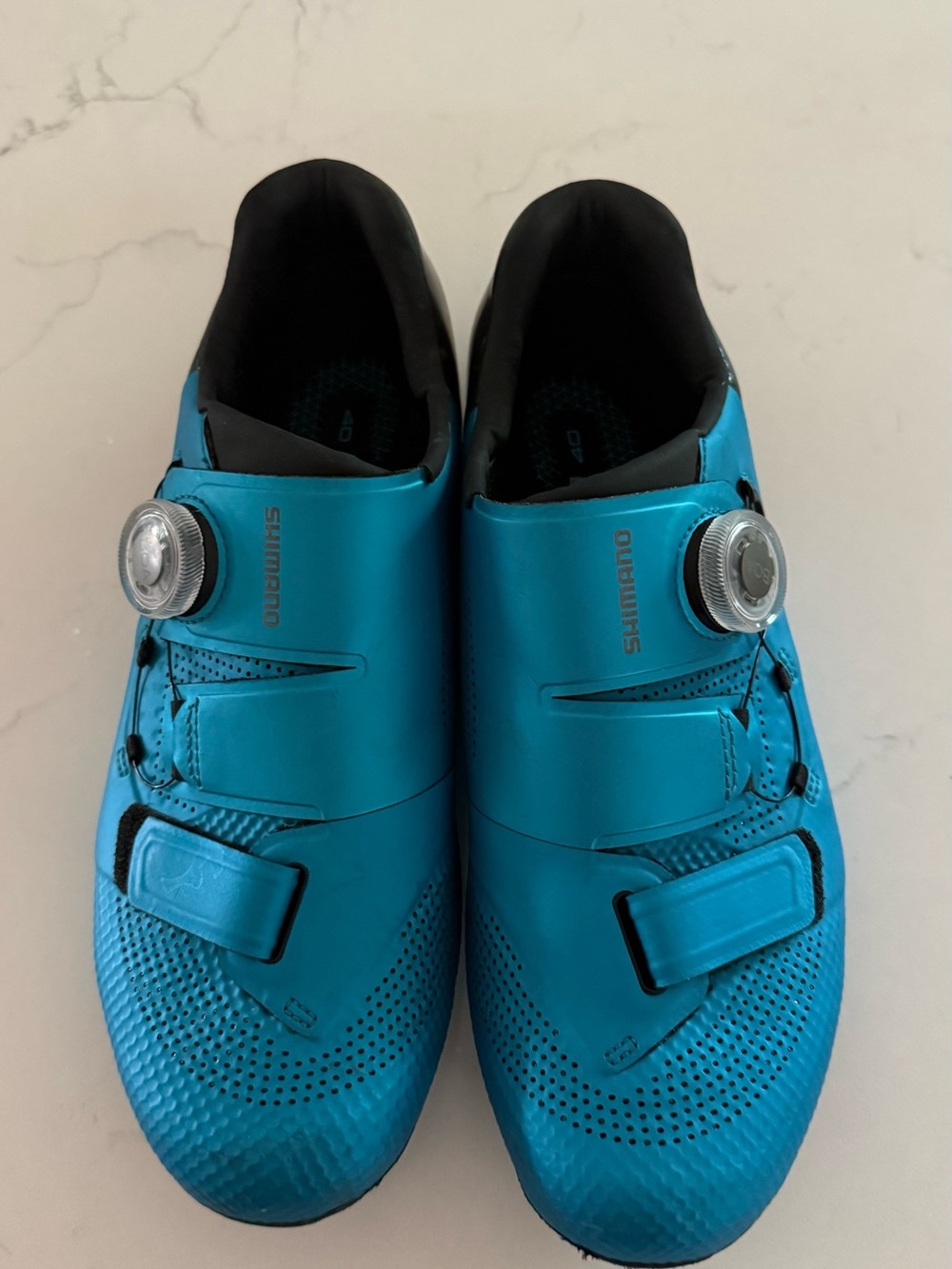 Shimano RC 502W Turquoise Road Cycling Shoes - woman specific sz EU 40